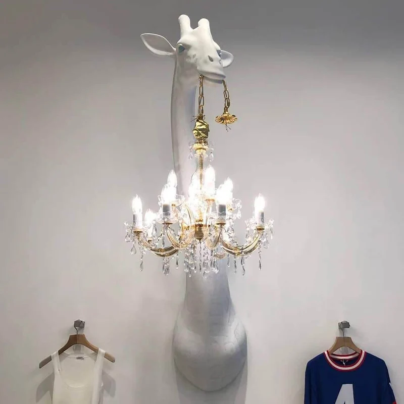 Giraffe in Love Wandleuchte 173cm