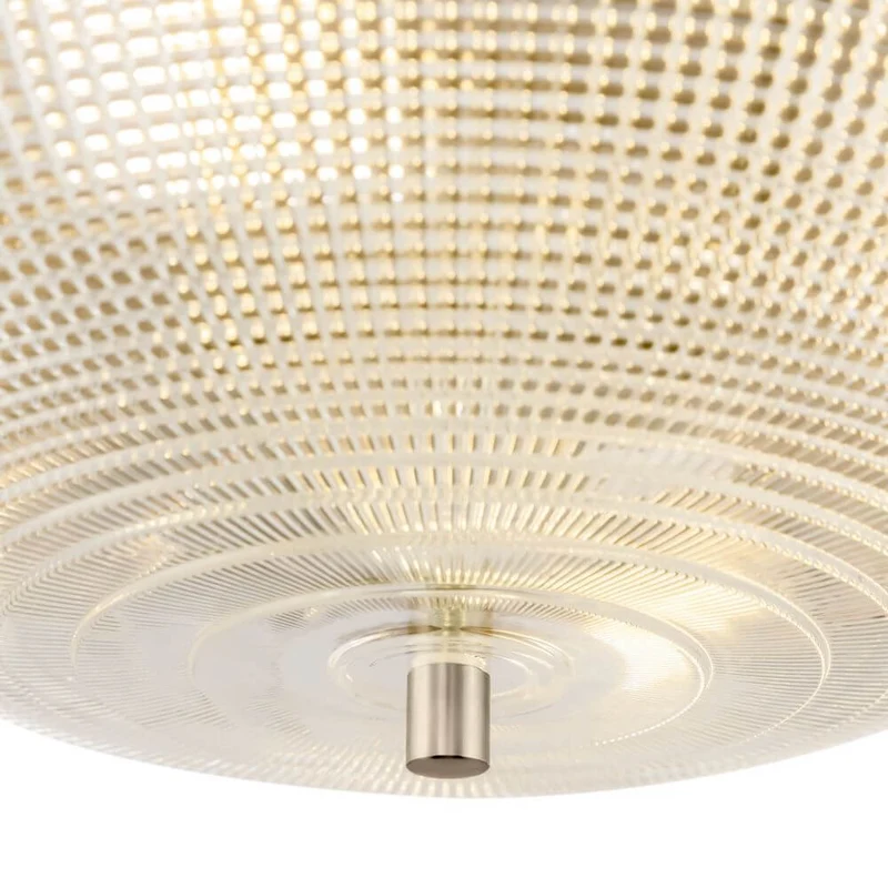 Coupe Deckenlampe mit strukturiertem Glas