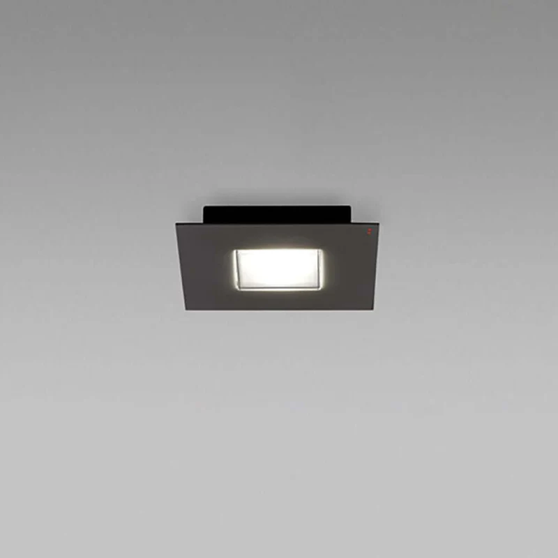 Fabbian Quarter LED-Deckenleuchte quadratisch