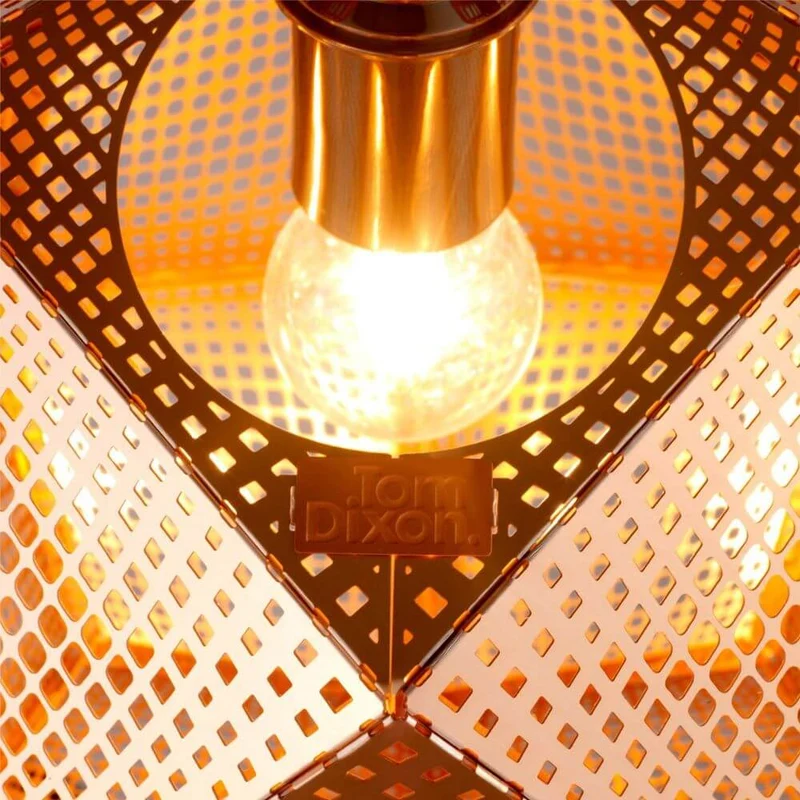 Tom Dixon Etch Metall Hängeleuchte Effektlicht
