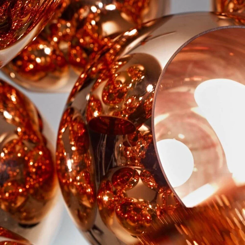 Tom Dixon Copper Round Pendelleuchte Kugel