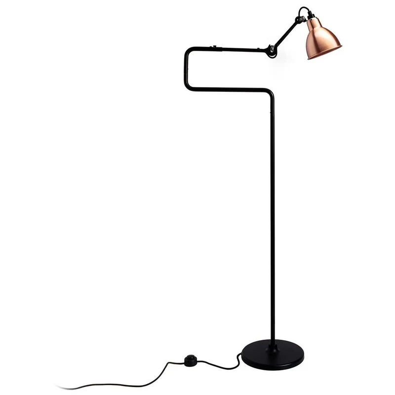 DCWéditions Gras N°411 Stehlampe mit Schirm drehbar