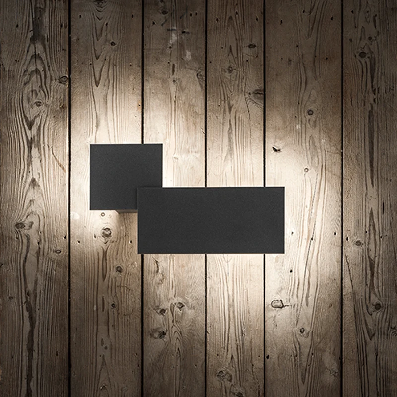 Lodes Puzzle Puzzle Double Square & Rectangle LED Wand- & Deckenlampe