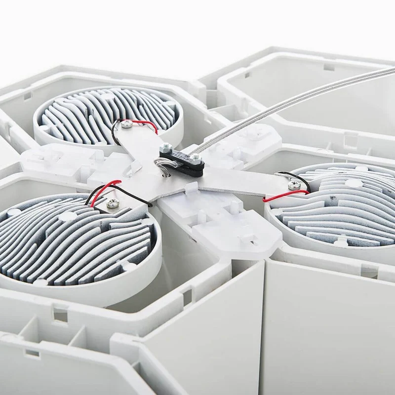 Luceplan Honeycomb LED Hängeleuchte mit 12 Waben 3000K Weiß