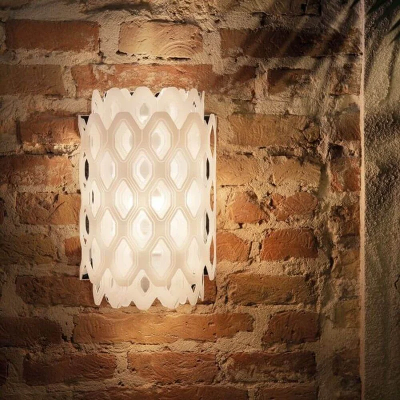 Slamp Wandlampe Charlotte Applique Weiß