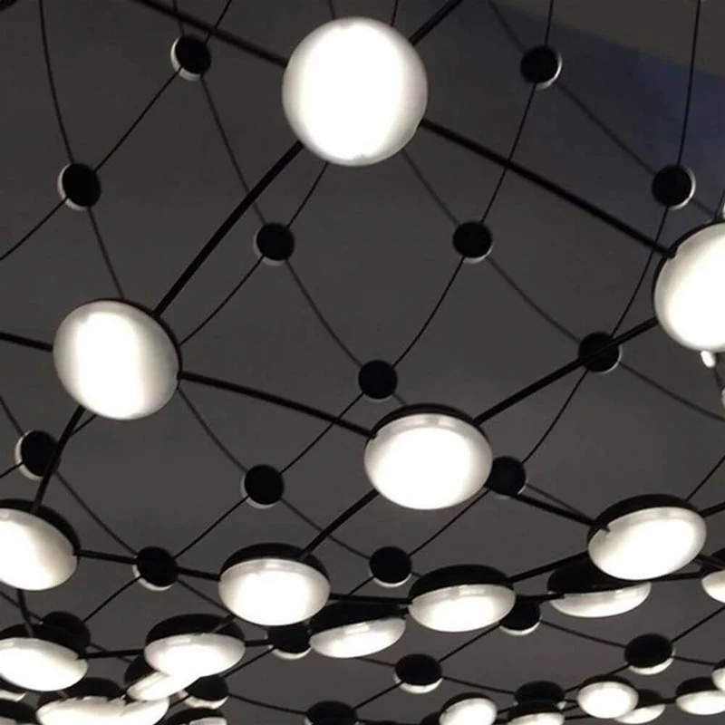 Luceplan LED Hängeleuchte Mesh Ø 55cm, max. 500cm