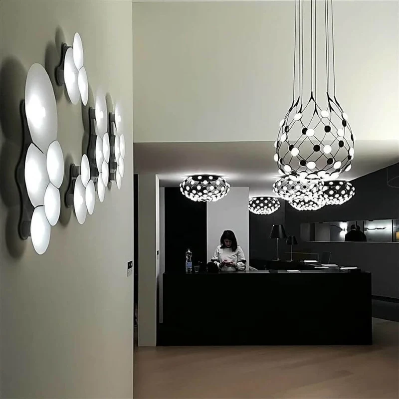 Luceplan LED Hängeleuchte Mesh Ø 55cm, max. 500cm