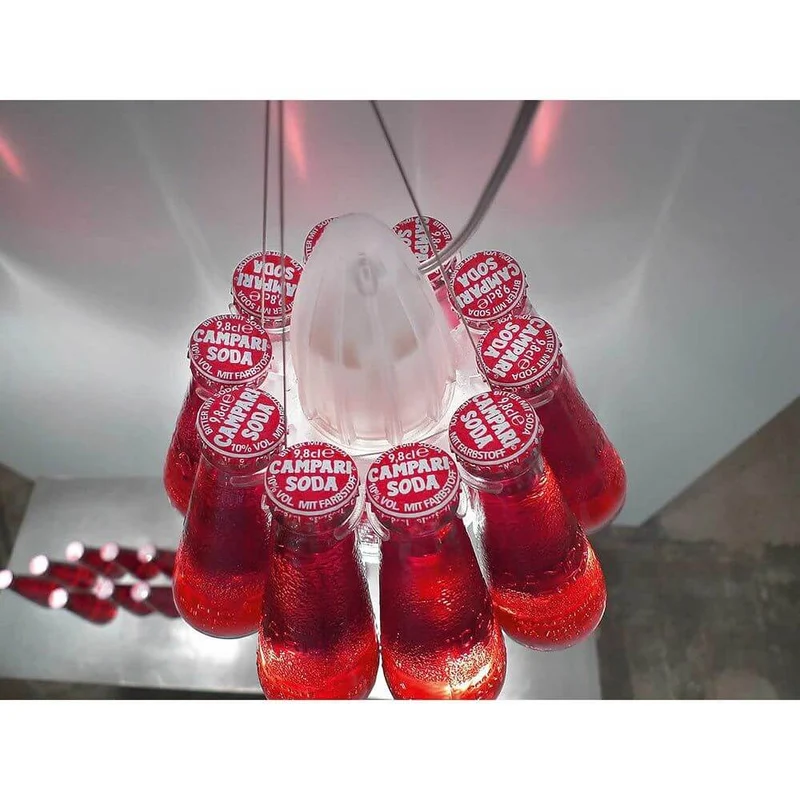 Ingo Maurer Hängelampe Campari Light Sonderlänge 400cm