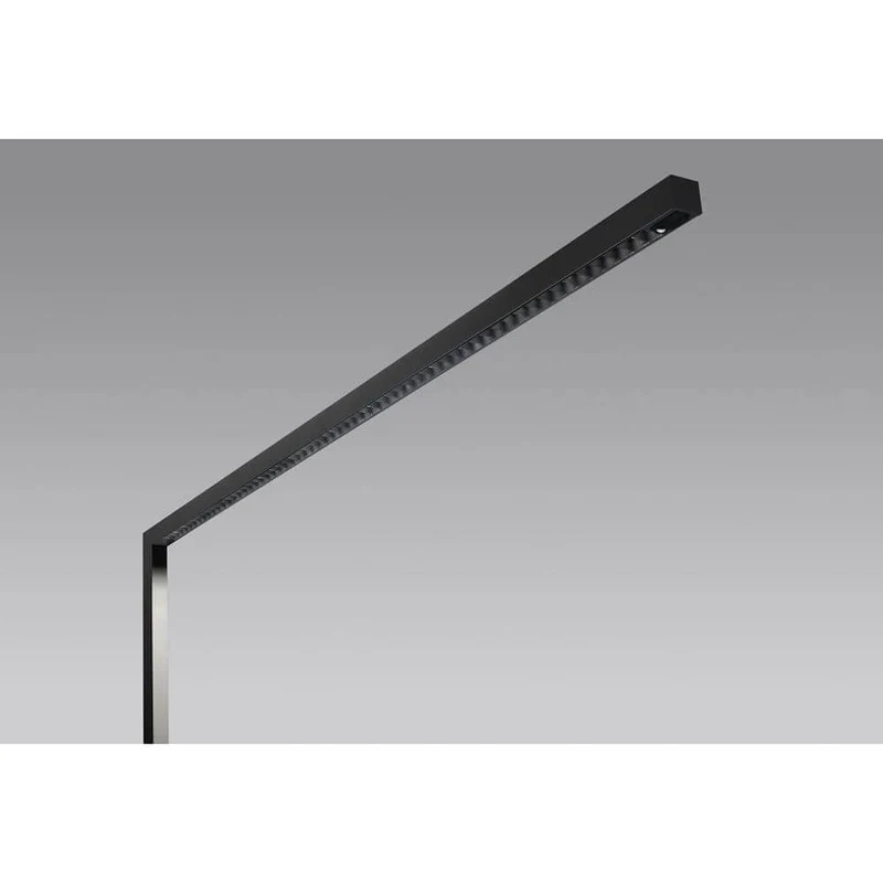 Lens Single Büro Stehleuchte 6100lm Schwarz Dimmbar