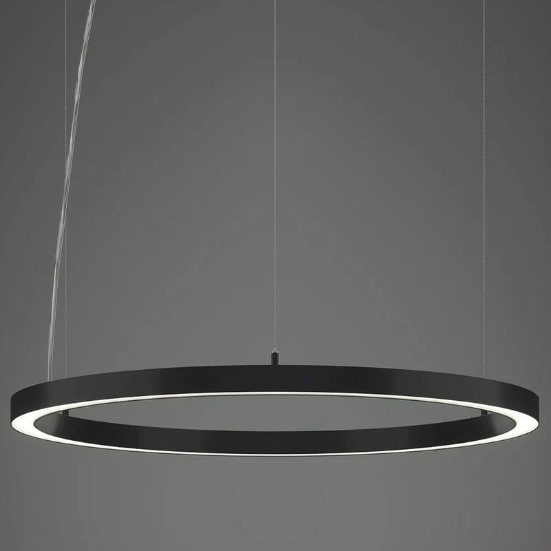 Rinq LED-Hängeleuchte Ø 300cm Schwarz direkt & indirekt
