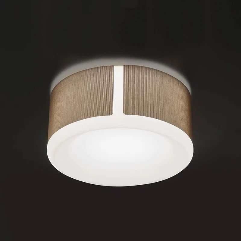 Apollo LED Deckenlampe Ø 45cm Textil Anthrazit Dimmbar