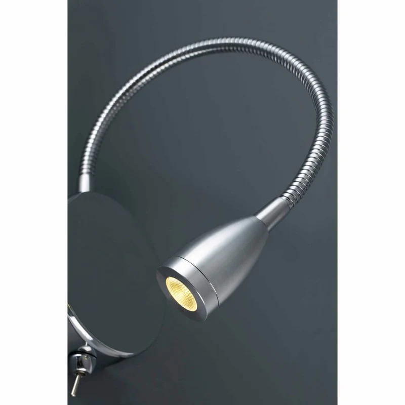 LED Leseleuchte LOKE 3W 3000K Chrom