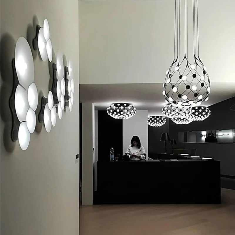 Luceplan LED Wandlampe Bulbullia 62x37cm