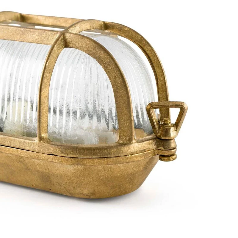 Außenwandleuchte CABO IP65 Messing Küstenlampe Salzwasser