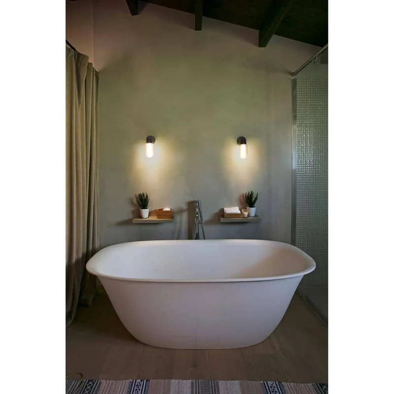 LED Wandleuchte BRUME 3W 2700K IP44 Bronze