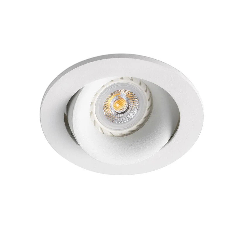 Verstellbare Einbaulampe ARGÓN GU10 Weiß