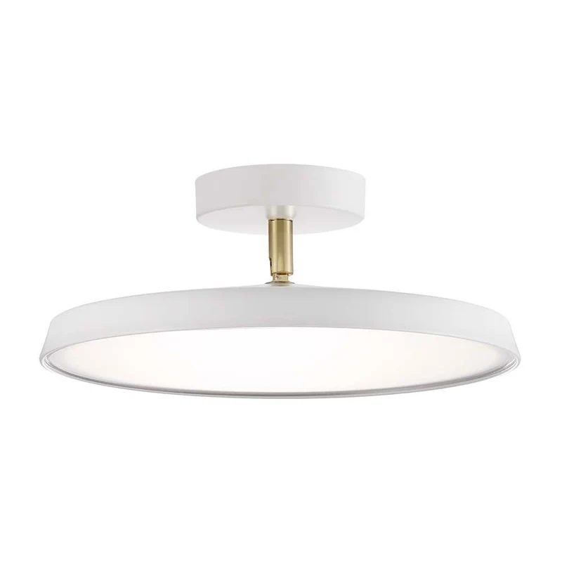 LED Deckenleuchte Alba Pro 30 Weiß, Opal Weiß